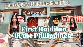 Exploring the First Haidilao Hot Pot in the Philippines!