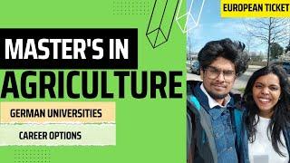 AGRICULTURAL MASTERS IN GERMANY | UNIVERSITIES AND OPPORTUNITIES| FREE EDUCATION| CAREERS IN AGRI