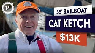 $12,900 - Bluewater Sailboat for Sale - a 35' Freedom Cat Ketch - Needs some TLC!! - EP 14 {{SOLD}}