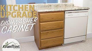 Making A Kitchen Dishwasher Cabinet