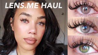 LENS.ME REVIEW & TRY ON! MOST NATURAL HAZEL/BROWN/GREEN LENSES | + The Reserve