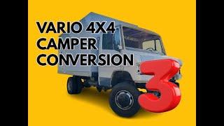 Mercedes Vario 814DA 4X4 Camper Conversion Part 3