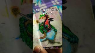 showing old artwork #oldart #art #mystery #creature #music #shorts dimension of arts
