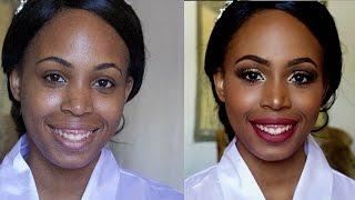 AFRICAN WEDDING | Bridal Make-up Tutorial | Miss.Cameroon