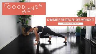 12 Minute Pilates Slider Workout with Chloe De Winter | Good Moves | Well+Good