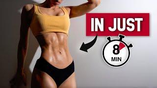 Get ABS & Lose BELLY FAT in JUST 8 Min/Day! Lower Abs Workout, At Home + Weights