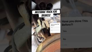 MOST Mechanics Don’t Know This Easy Brake Trick #mechanic #brake