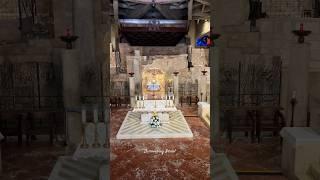 Grotto of the Annunciation the remains of the original childhood home of Mary.Nazareth,Israel 2024