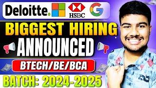 Early Hiring Alert: Google, Microsoft, Deloitte & More! Apply Now!
