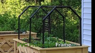 DIY PVC Protection Frame for Backyard Farming