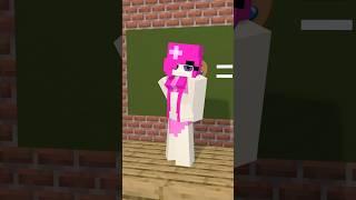 HELP Creeper draw pretty girl for good grade ! #happy #minecraft #shorts #trending