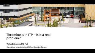 Prof Waleed Ghanima - The problem of Thrombosis in ITP