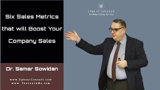 Six Sales Metrics that will Boost your Sales