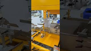 Automatic aircraft type carton case tray forming erecting machine video