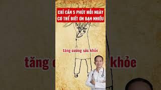 Động tác hỗ trợ tuần hoàn, điều hòa khí huyết | Bác Sĩ Trần Minh #short #shorts #bacsitranminh
