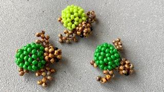 How to make 3D beaded turtle. Tutorial