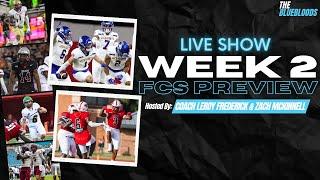 LIVE: Week 2 FCS Football Preview | The Bluebloods