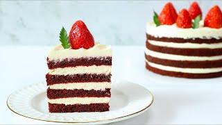  A lovely red velvet cake recipe you want to eat with your loved ones ( christmas cake )