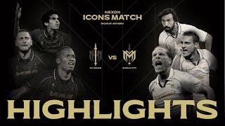 ATTACKERS vs DEFENDERS: NEXON ICONS MATCH FULL MATCH HIGHLIGHTS SEEDORF PIRLO HENRY DROGBA