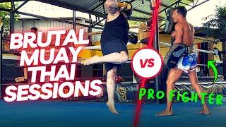 Muay Thai Review IT'S BRUTAL!  15KG Weight Loss | Punchit Koh Samui