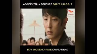 accidentally touched  girl's chest boy fall in love #hollywood #seen#short