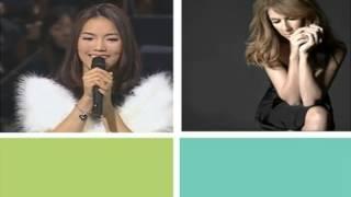 Celine dion vs sohyang  vocal battle E3-E6 note by note low note high note mixed voice