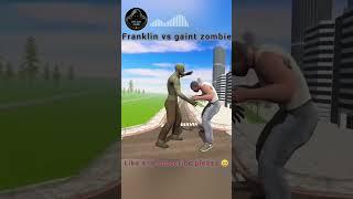 Indian bike driving 3d || Franklin vs gaint zombie #indianbikedriving3d #short #video #harshtatsuya