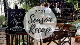 2021 Wedding Season Recap  ALL MY CRICUT WEDDING PROJECTS 