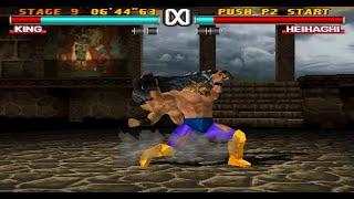 Tekken 3 King Arcade Mode using only Multi Throws and Grapples