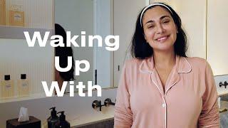 Huda Kattan Reveals How to Achieve Her Signature Glow | Waking Up With | ELLE