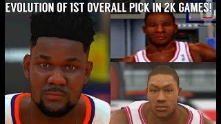 The Evolution of the First Overall Draft Pick in NBA 2K Games! (NBA 2K - NBA 2K19)