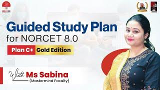 Plan C Gold Edition Guided Study Plan for NORCET 8.0 by Ms Sabina | Nursing Next Live | NNL ONE