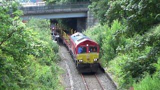 Portbury Steel Empties; Five different DB Class 66s working the first trains; 17, 19 & 21 June 2024