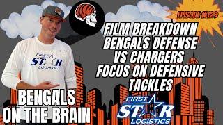 Bengals Defense Film Breakdown vs Chargers - Joe Goodberry Bengals On The Brain Episode 129