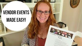 VENDOR EVENTS MADE EASY! ● DOTERRA BUSINESS LEADER TIPS