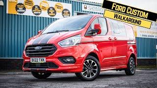 2022 Ford Transit Custom Sport Doublecab Automatic Detailed Walkaround Walk & Talk