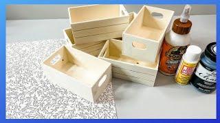 Shadow Box Display DIY || Dollar Tree Crates || Just 1 Easy Craft