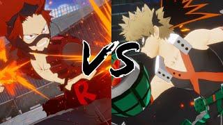 Eijiro Kirishima VS Katsuki Bakugo - My Hero One's Justice 2 Gameplay