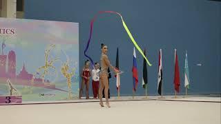 Arina Tkachuk ribbon Olympic Stars 2024 34.45 (RUS)