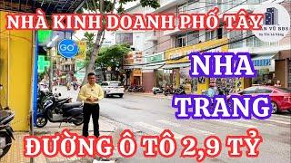 Bán căn nhà kinh doanh khu phố Tây,Nha Trang giá quá rẻ 2,9 tỷ dòng tiền 10 triệu/tháng đường ô tô
