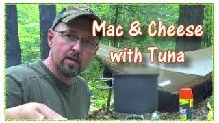 Mac and Cheese with Tuna for Camping