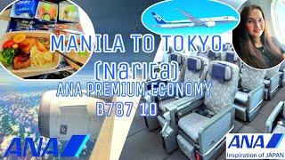 MANILA TO TOKYO ANA PREMIUM ECONOMY B787 10