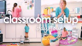 CLASSROOM SETUP DAY FOUR | organizing my library, bulletin boards, & starting to decorate