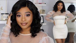 Full GRWM (New Years Eve) Transformation | Hair, Makeup, & Outfit | Celie Hair