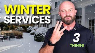 Winter Services We’re Offering at Scooter’s Lawn Care