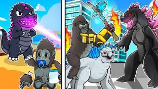 BIRTH TO EVOLVED KONG in Roblox Strongest Battlegrounds!