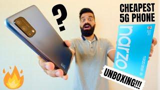 India's Cheapest 5G Smartphone!!! Realme NARZO 30 Pro 5G Unboxing & First Look