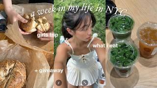 SUMMER IN NYC VLOG  a week in my life, what i eat, thrifting, girls trip + 1M GIVEAWAY [CLOSED]