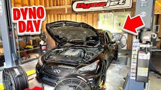 MY INFINITI Q50 HITS THE DYNO FOR THE FIRST TIME!