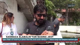 SAĞMACA ALABALIK'TAN BASINA JEST